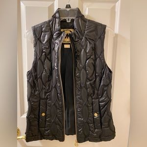 Black Quilted Vest